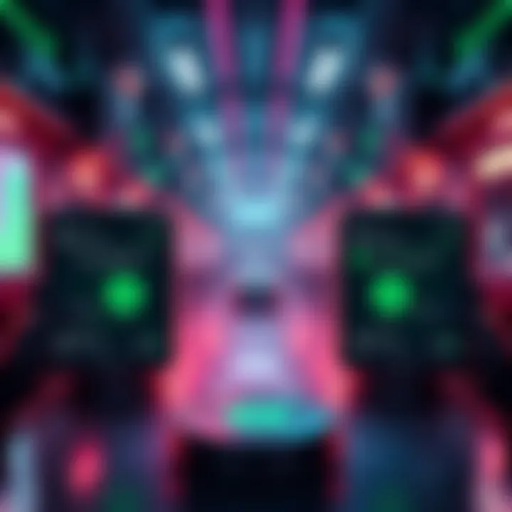 Visual representation of the differences between Main and Segwit accounts in Jade wallet, showcasing user-friendly interfaces and key features.