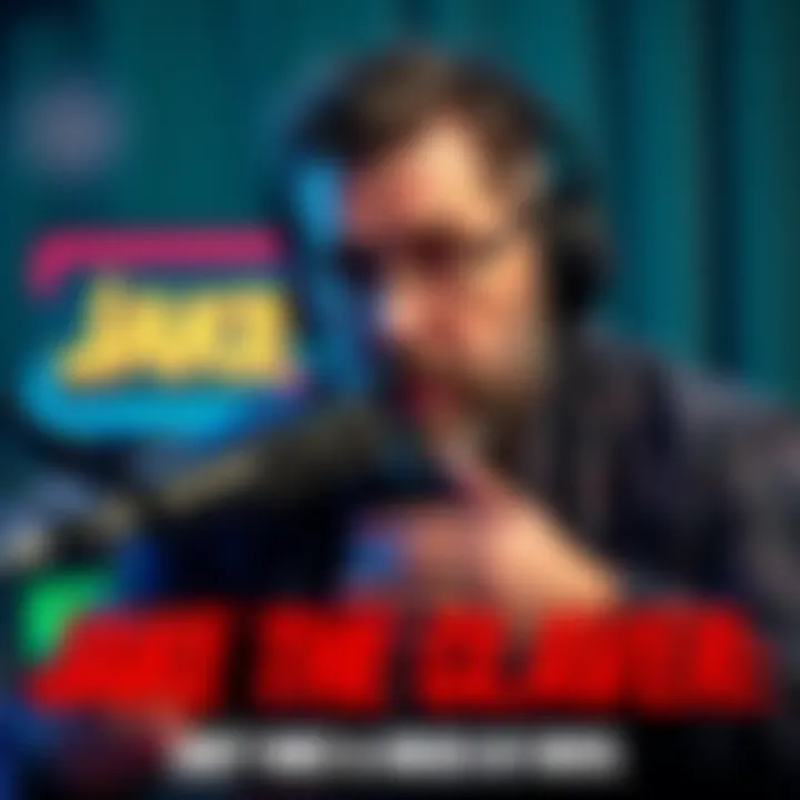 Jake Claver speaking on a podcast with a serious expression, discussing his predictions