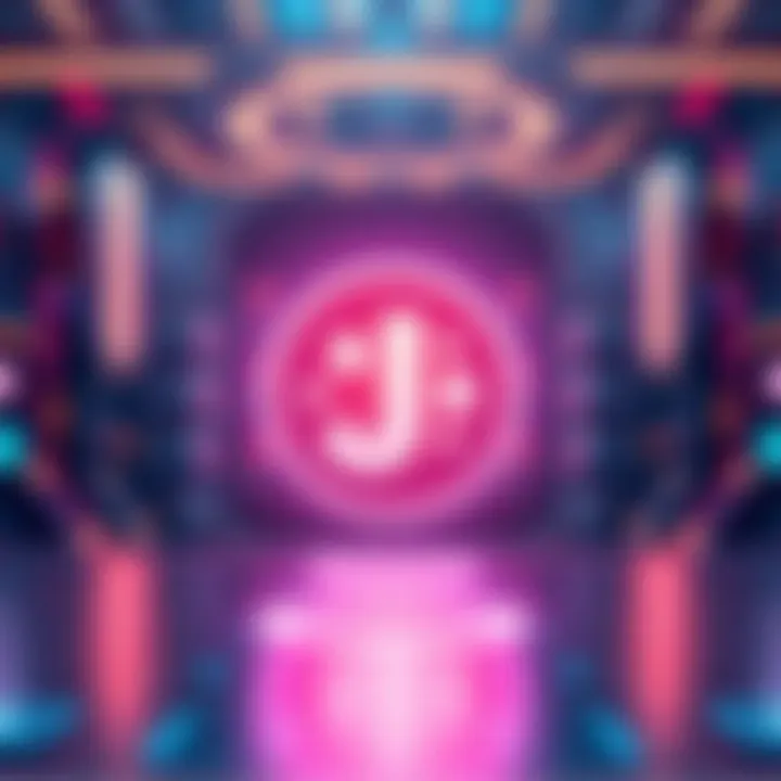 The JasmyCoin logo displayed prominently against a modern, digital backdrop representing technology and finance