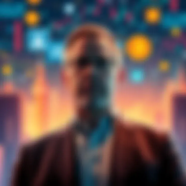 John Woods announces his resignation as CTO, with a backdrop of cryptocurrency graphics and industry reactions.