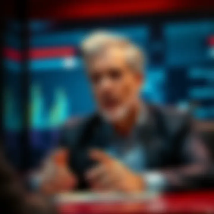 John Stewart speaking during an interview, discussing controversial topics, with expressions of concern and nostalgia.