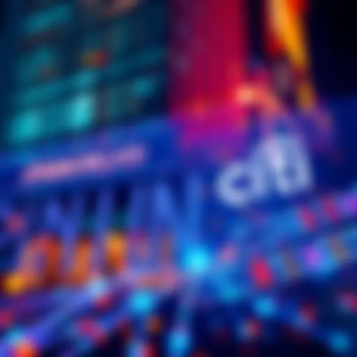 JPMorgan and Citi banks utilizing blockchain for financial instruments, showcasing digital assets and private shares.