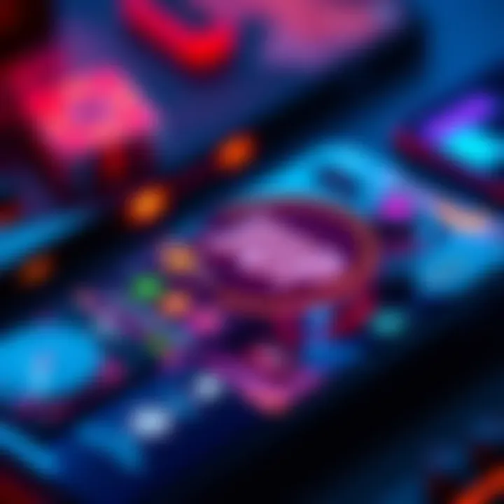 A close-up view of the JUP Coin app showing its features and functionality on a smartphone.