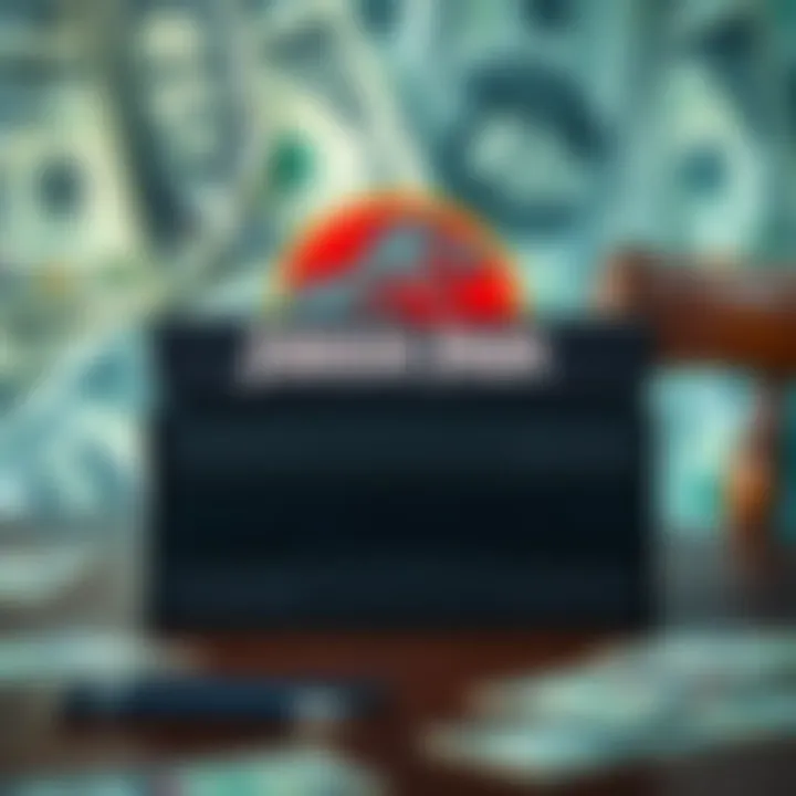 Jurassic Park VHS Tapes on a Table A stack of Jurassic Park VHS tapes with a blurred dollar bill background, highlighting their potential value as a currency.