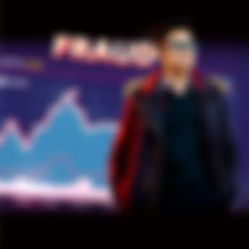 Justin Sun stands beside a graph showing the decline of token value and a frozen wallet graphic, representing his $75M investment claim against World Liberty Financial.