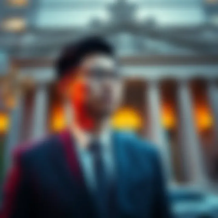 Justin Sun, the cryptocurrency billionaire, stands outside a courthouse with legal documents against World Liberty Financial.