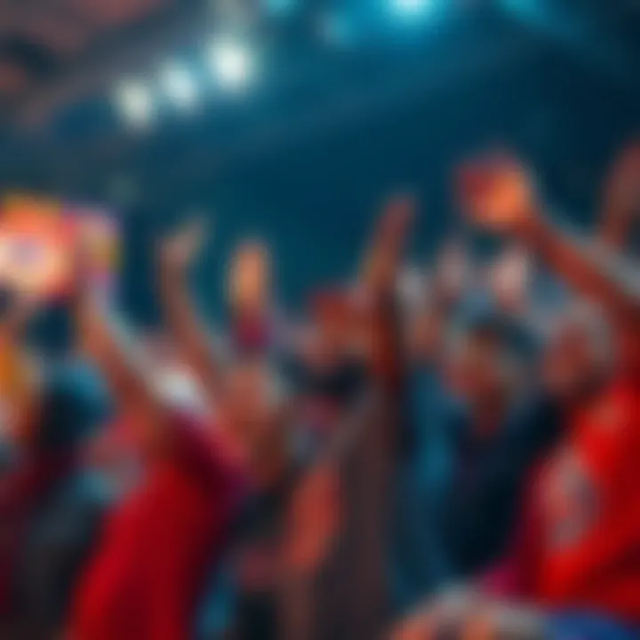 Energetic fans cheering for KAS in the Ultimate Crypto Tournament