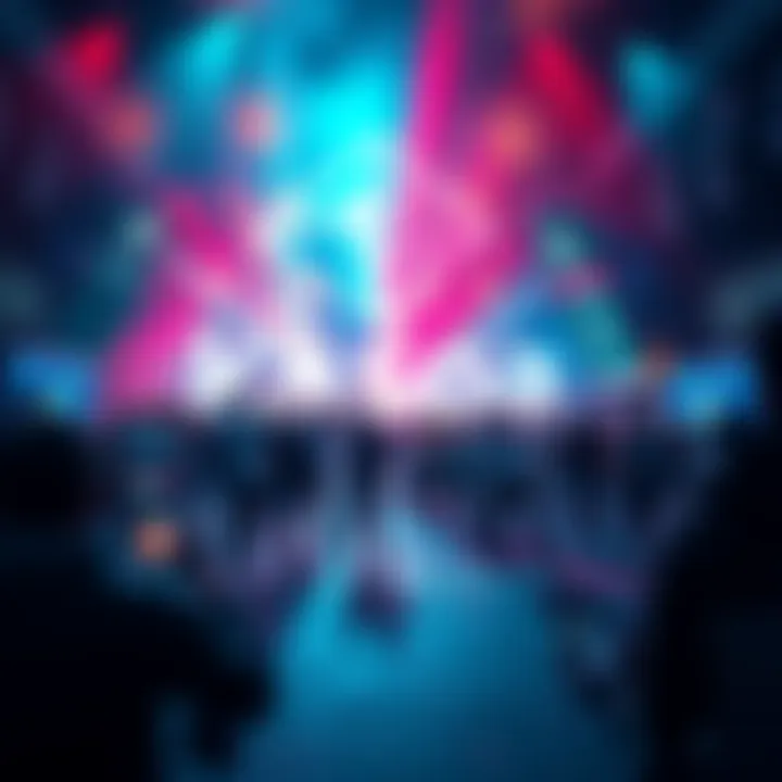 Community celebrating the launch of Kaspa's Crescendo hardfork with banners and digital displays, showcasing record speed and performance improvements.