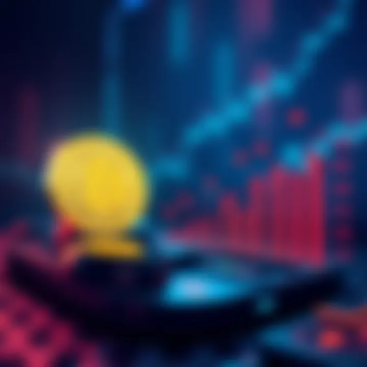 Graphic showing low transaction fees associated with Kaspa, featuring a digital currency symbol and a chart indicating low costs.