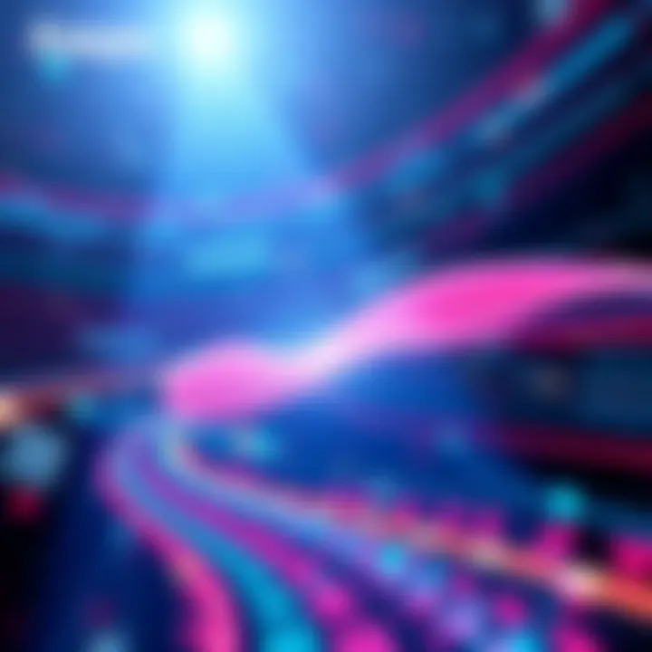 Kaspa Network Upgrade Visualization Dynamic representation of Kaspa's Crescendo HardFork illustrating scalability and rapid block processing