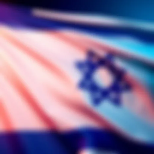 Kaspa logo with Israeli flag A graphic showing the Kaspa logo alongside the Israeli flag, symbolizing its connections to Israel.
