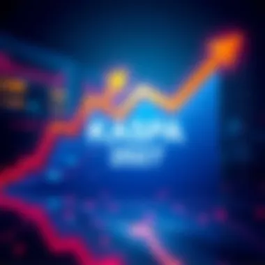 KASPA Price Predictions for 2027 Graph showing KASPA price trends and predictions for 2027 with upward arrows