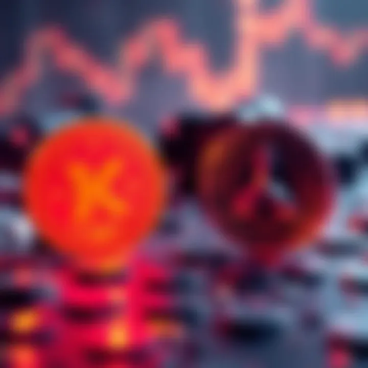 A visual comparison of Kaspa and TAO cryptocurrencies, highlighting their logos and market trends.