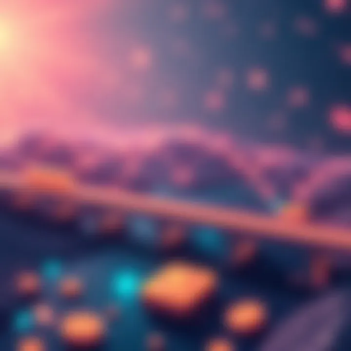Illustration of Kelp DAO's quick action to secure assets after the rsETH exploit on LayerZero, showing a digital representation of a blockchain bridge and tokens being safeguarded.