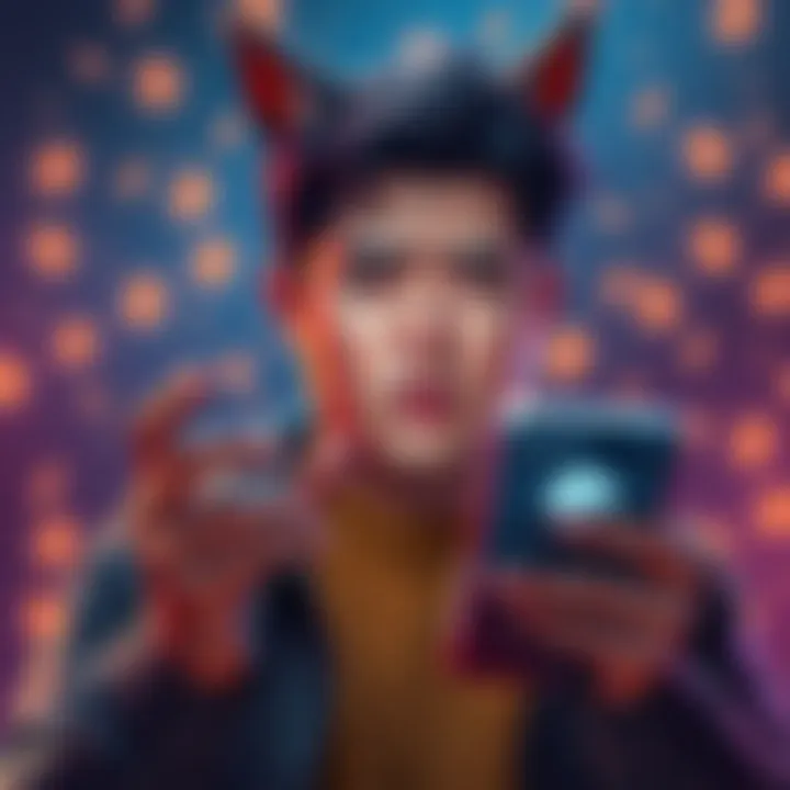 A person looking confused while checking the Ledger Live App for Kendu Inu token details, with cryptocurrency symbols in the background.