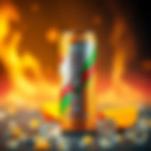 A can of Kendu's new mango energy drink flavor with a bright mango design and a refreshing look