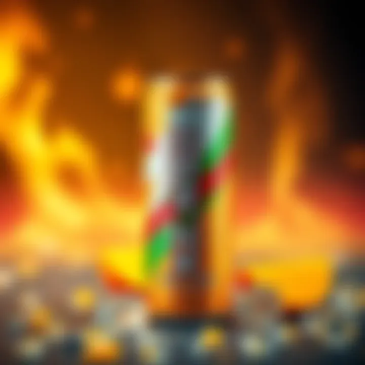 A can of Kendu's new mango energy drink flavor with a bright mango design and a refreshing look