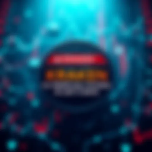 Announcement graphic showing Kraken logo with a warning about the closure of US perpetual futures trading in four days, featuring financial market elements.