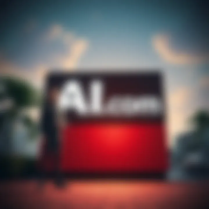 Kris, founder of Crypto.com, stands beside a giant sign of AI.com after his record $70 million purchase.