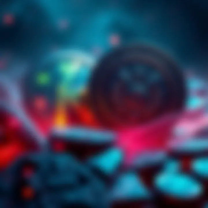 Artistic representation of Kroak and Kango coins in the Kaspa ecosystem, showcasing unique designs and themes