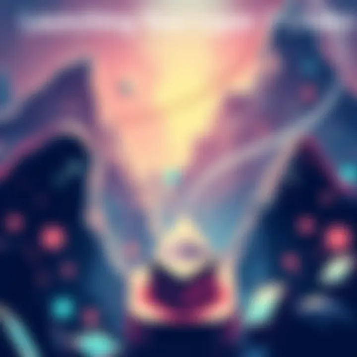 An illustration depicting the concept of a Layer 2 blockchain project with Ethereum elements