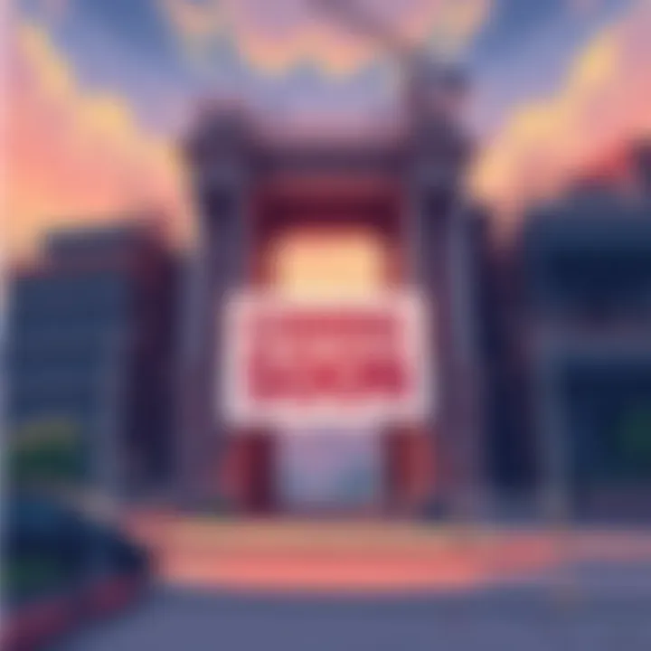 Awaiting Completion of Local Landmarks An illustration depicting a partially constructed landmark with a 'coming soon' sign, highlighting community anticipation and uncertainty.