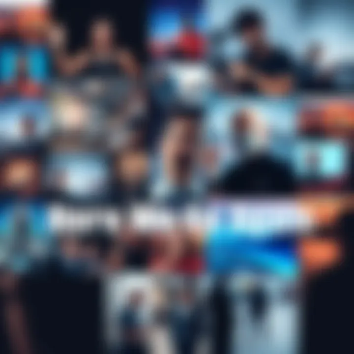 A collage of images representing various sectors, showcasing technology, business, and lifestyle changes