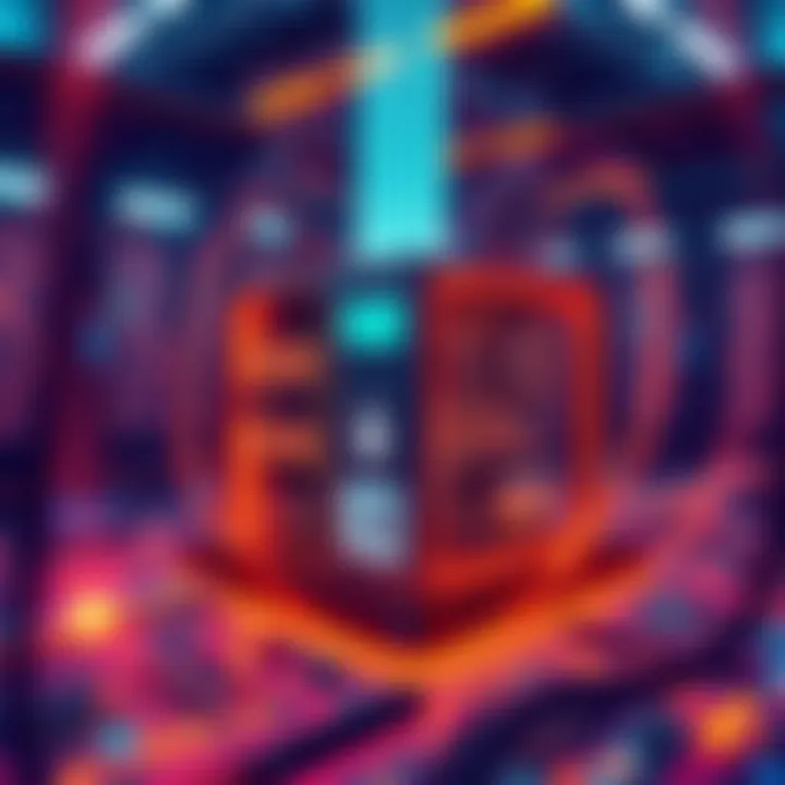 A visual representation of the first TEE-enabled subnet on the Internet Computer, showcasing hardware and security features.