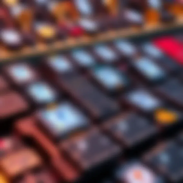 Collector's Display of Special Edition Ledger Nanos An organized showcase of unique Ledger Nanos, featuring different special editions including PayPal and Litecoin versions, emphasizing their collectible value