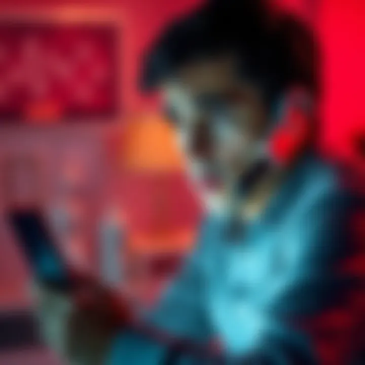 Caution flag for phone scams A worried individual receiving a suspicious phone call regarding their Ledger device