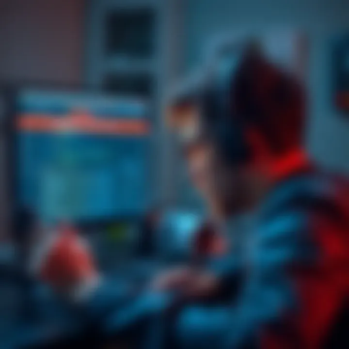 A frustrated person looking at a computer screen showing an unresponsive Ledger wallet interface while attempting to transfer FTM coins