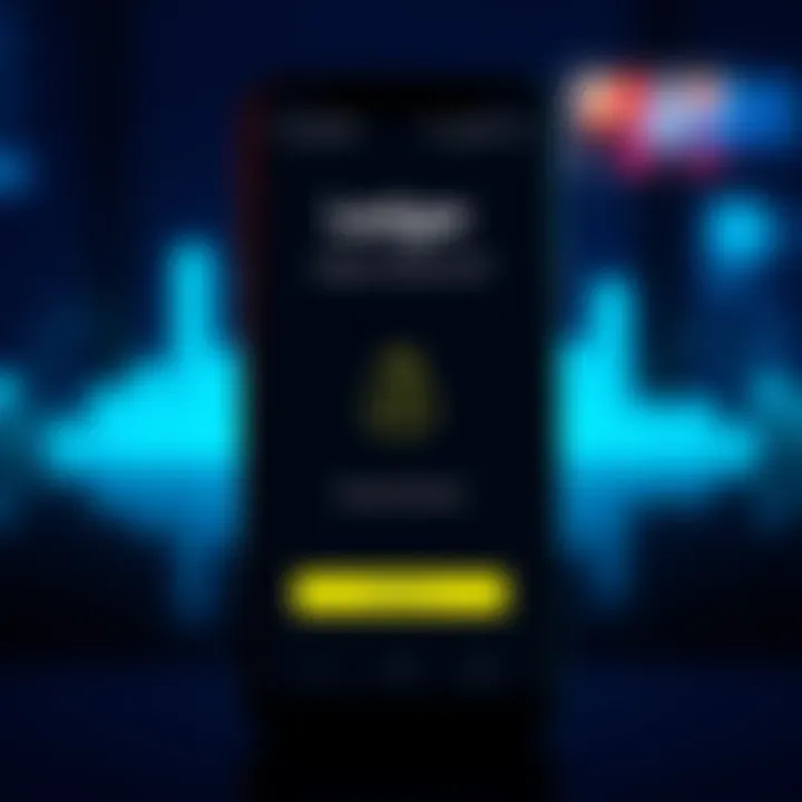 A smartphone displaying the Ledger app APK download page with a secure lock symbol