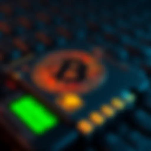 Ledger cold wallet with Bitcoin A close-up of a Ledger cold wallet displaying Bitcoin symbols, highlighting concerns over security