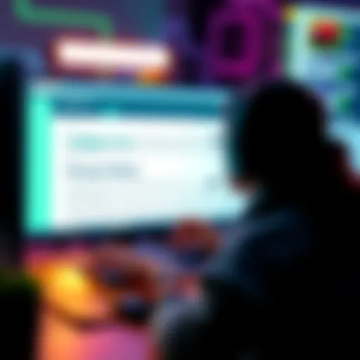 A person looking at a computer screen displaying Ledger Live's privacy policy, showing data storage issues like IP addresses