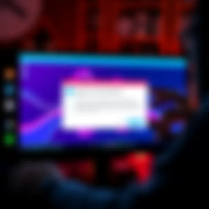 A person examining a Ledger Live notification on a computer screen