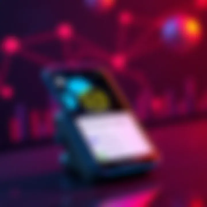 Concept image of a Ledger Nano S with a mobile device displaying the MetaMask app
