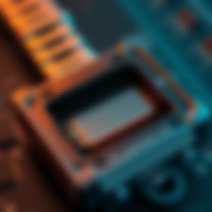 A close-up view of a Ledger Nano X with a smaller battery and a tracking device inside, showing signs of tampering.
