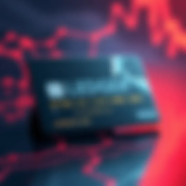 A visual representation of a physical card for Ledger featuring a sleek design and security features