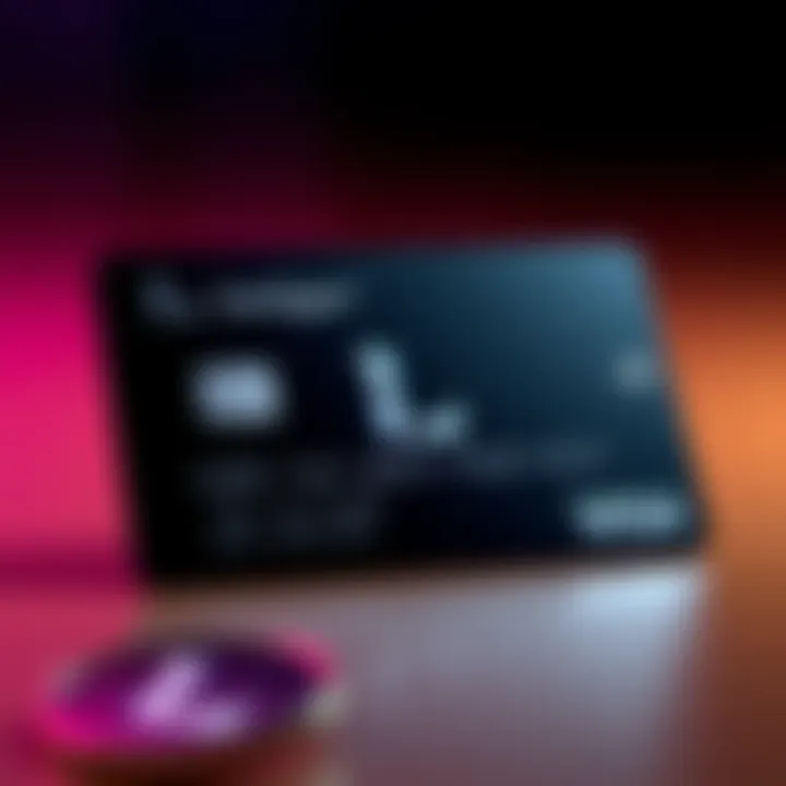 A sleek physical card design showcasing Ledger's branding