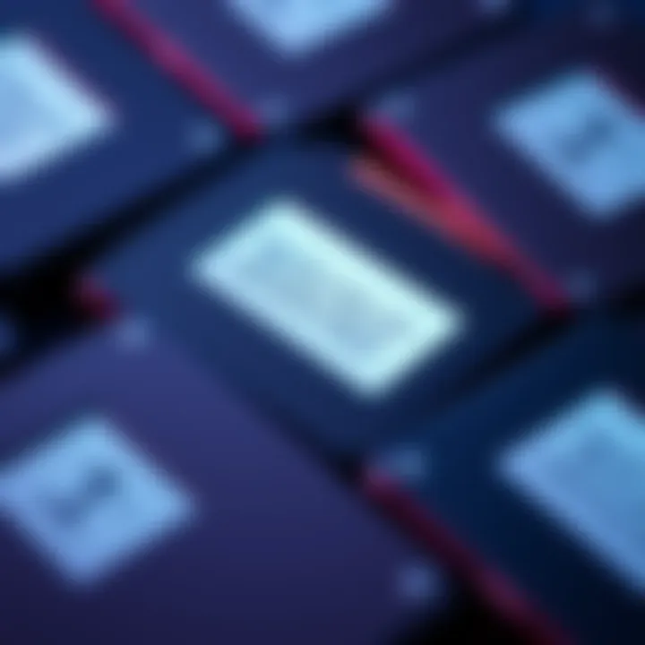 A close-up of Ledger hardware wallets displaying a notification for mandatory upgrades, highlighting user concerns about security and device updates