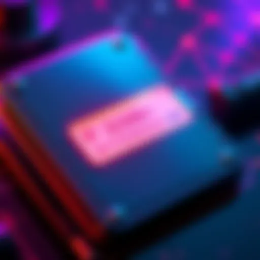 A visual representation of a Ledger wallet with a highlighted changing receiving address, indicating a shift in cryptocurrency transactions.