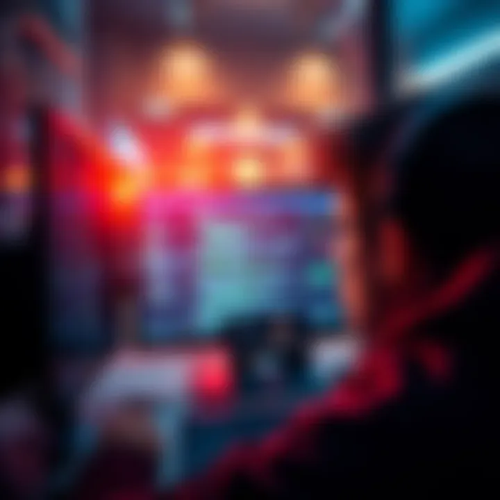 A person looking at the Ledger Wallet desktop interface to check for updates