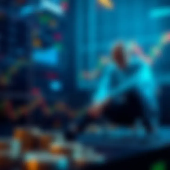 Liquidity Tactics in Trading Visual representation of a trader managing liquidity with memecoins