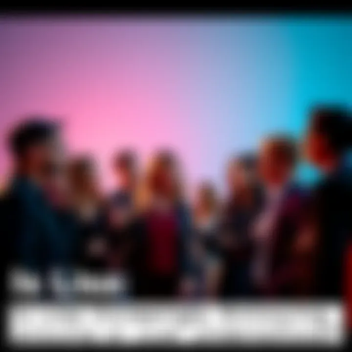 A group of people talking and sharing opinions about a woman named Lisa's actions, some appear frustrated while others look curious.