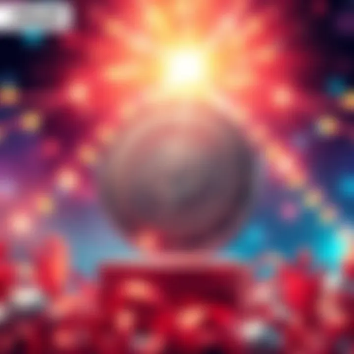 An eye-catching illustration of Litecoin with a festive background symbolizing a giveaway event