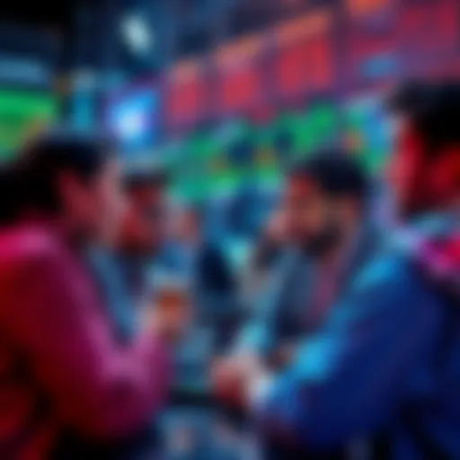 Participants engaging in a discussion about Litecoin trading strategies and market trends