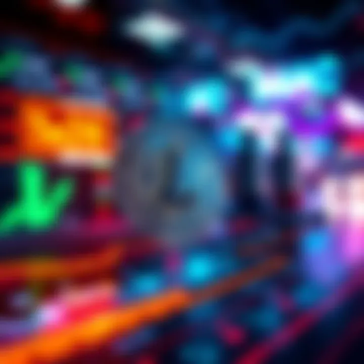 A visually engaging representation of Litecoin market trends and discussions