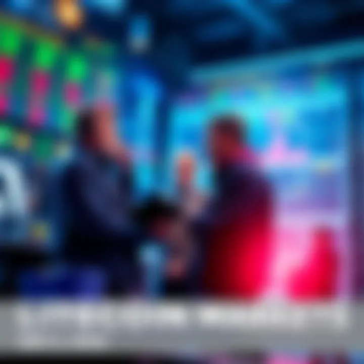 Traders engaging in a conversation about Litecoin trading strategies and technical analysis