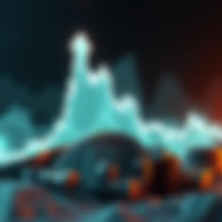 Litecoin Price Surge A visual representation of Litecoin's price moving upward, indicating a potential rise past 100. The image shows a graph with a bullish trend and Litecoin logo.