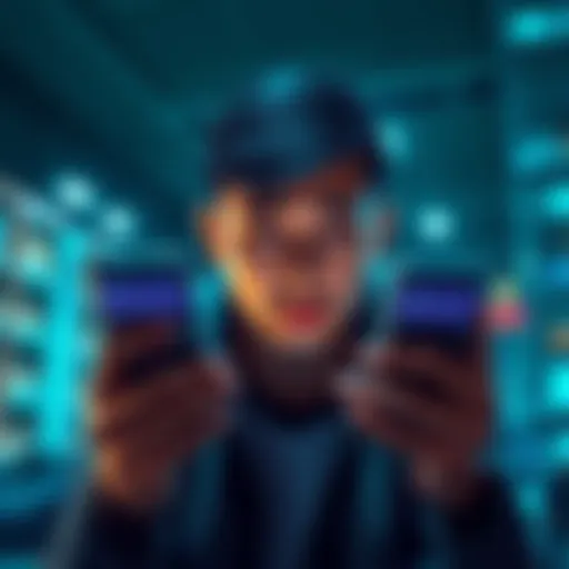 A user looks confused while checking their Litewallet and Nexus wallets on a phone, showing error messages about fund transfers.